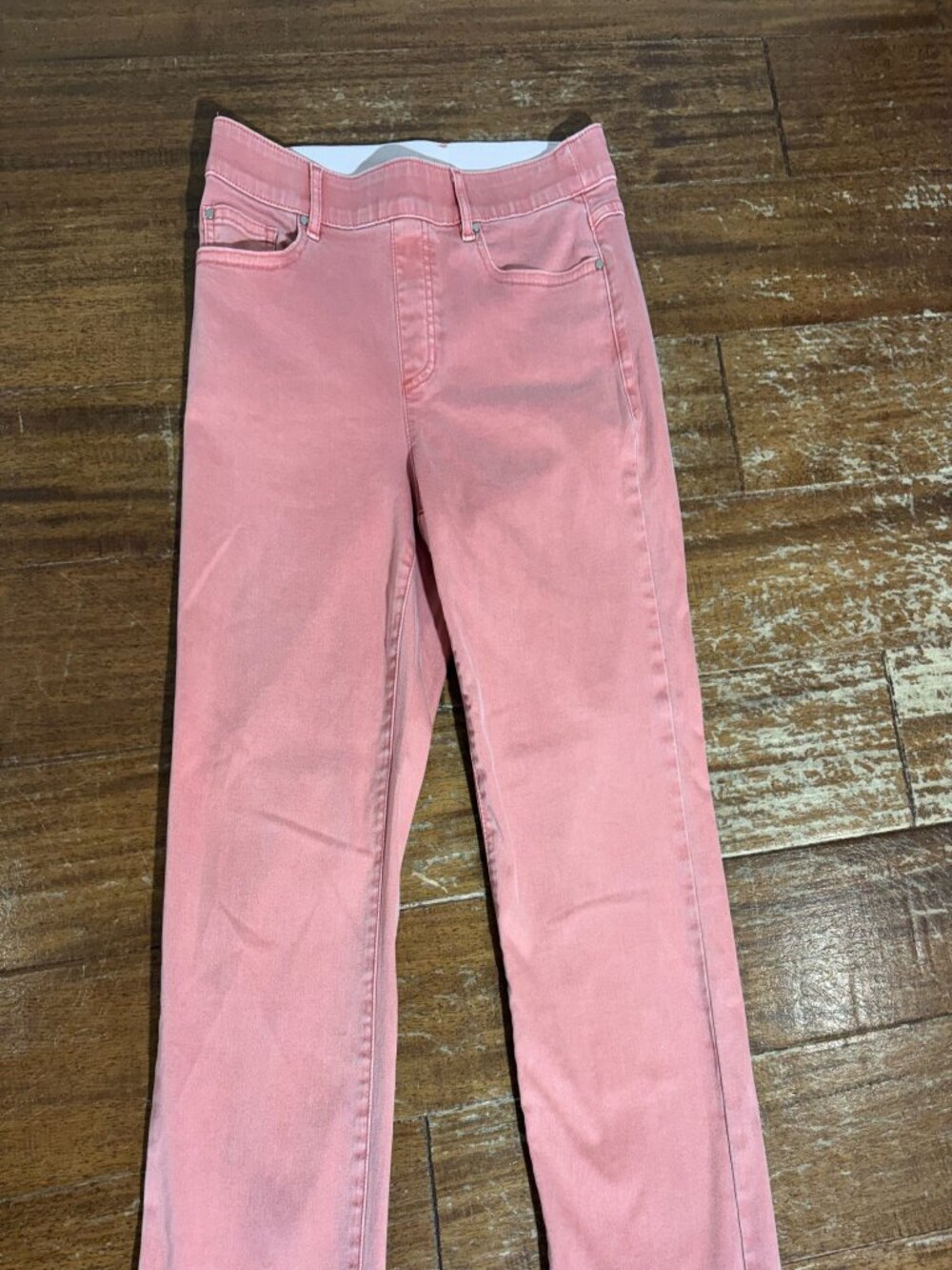 Tribal Coral Pink Comfort Stretch pull-on pants.  Small.